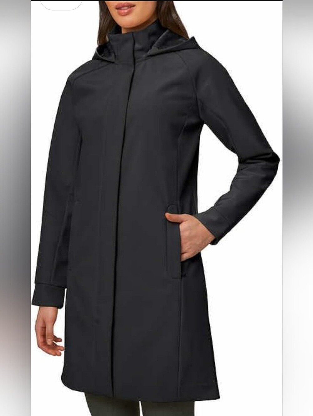 NEW! Mondetta Black Long Softshell Jacket Size L